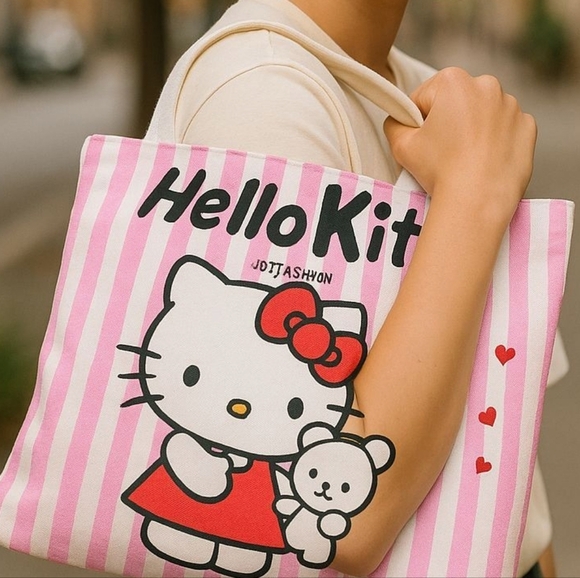 Hello Kitty Handbags - Hello Kitty Brand New Canvas tote bag